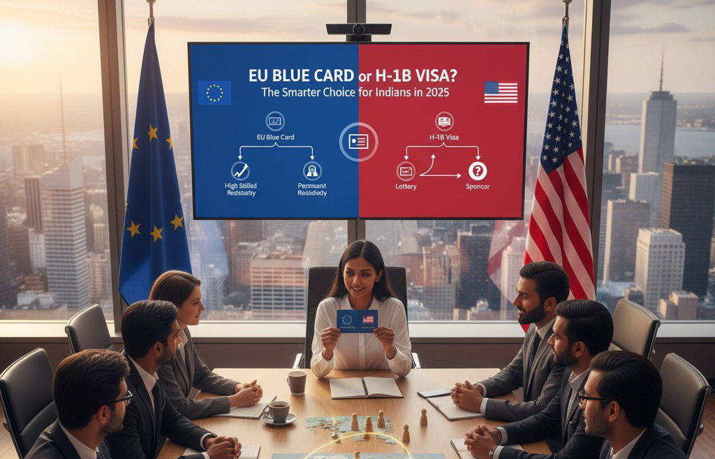 EU Blue Card or H-1B Visa? The Smarter Choice for Indians in 2025